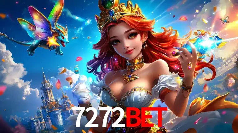 A princesa de um reino de fantasia mágico, com seu pequeno dragão, apresentando um mundo de prêmios encantados nos jogos de caça-níqueis do cassino 7272bet.